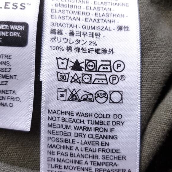 Levis Utility Chino Pants Women 25 Green Patch Pockets Stretch Slim Straight - Picture 11 of 12